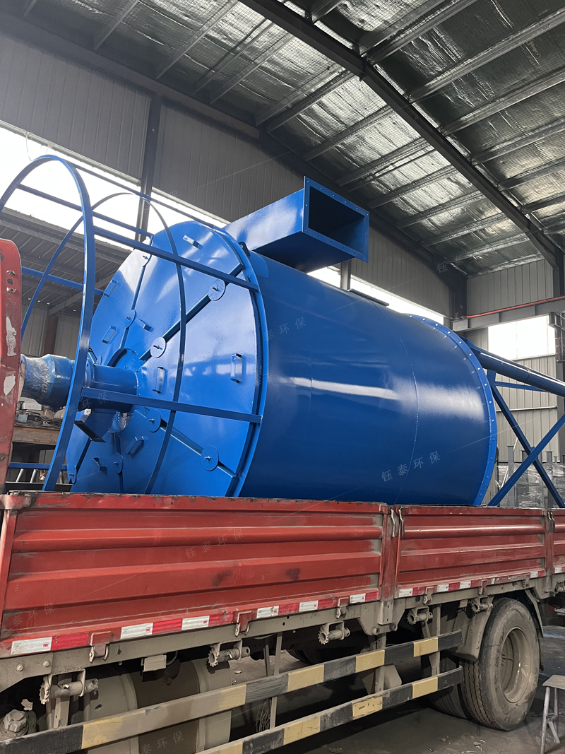 ZC機械回轉(zhuǎn)反吹風扁布袋除塵器